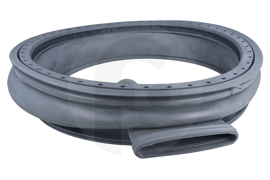 Faure Lavadora Goma (goma de la puerta, fuelle de la escotilla, sello de la escotilla) ovalada con boquilla para Zanussi y otros lavadora 8071200029 apto para entre otros ZWF71660, KWM7316, RTF81663