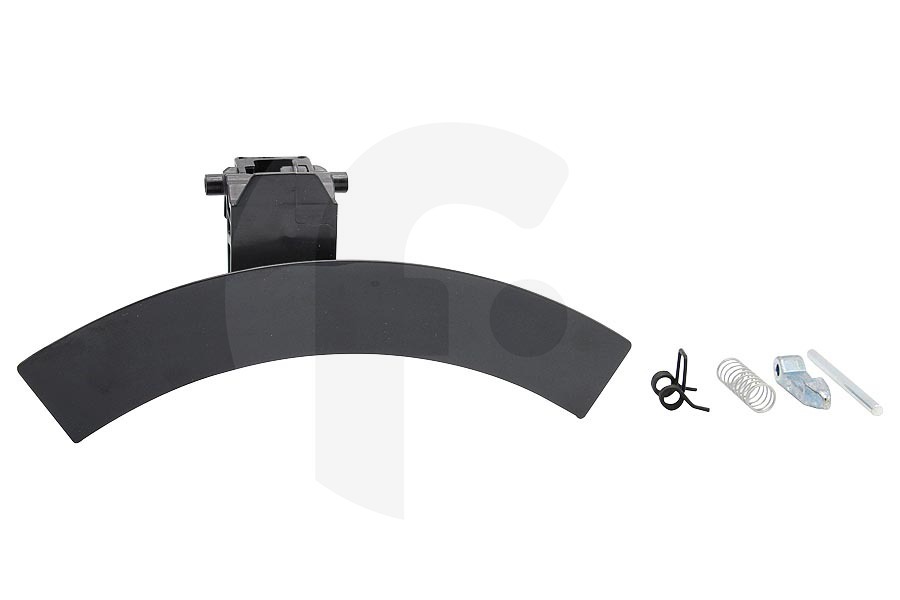 Novamatic Lavadora Tirador de la puerta (mango, asa, palanca) conjunto completo para Zanussi y otros lavadora 4055465175 apto para entre otros ZS8453WF, ZWF8420BD, EW2F6814SS