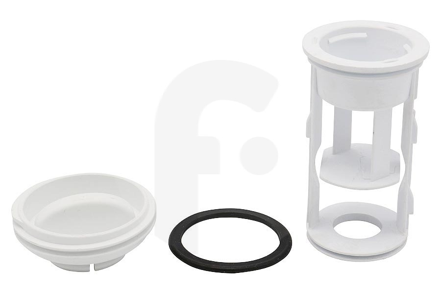 Electrolux Filtro de pelusas (bloqueo de pelusas, filtro de bomba) para bomba de desagüe para AEG,  y otros lavadora 50290260004 apto para entre otros ZWG380, EWF10260W