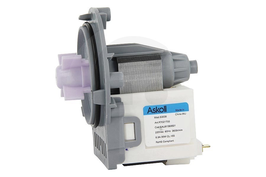 LG Lavatrice LG pompa di scarico (pompa dell'acqua, pompa di scarico dell'acqua) lavatrice EAU61805801