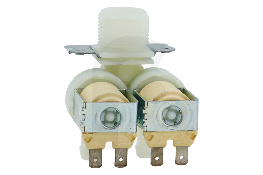 Alternatief Lavatrice Valvola di ingresso (elettrovalvola, flussometro) doppia dritta per LG lavatrice 5220FR1251E