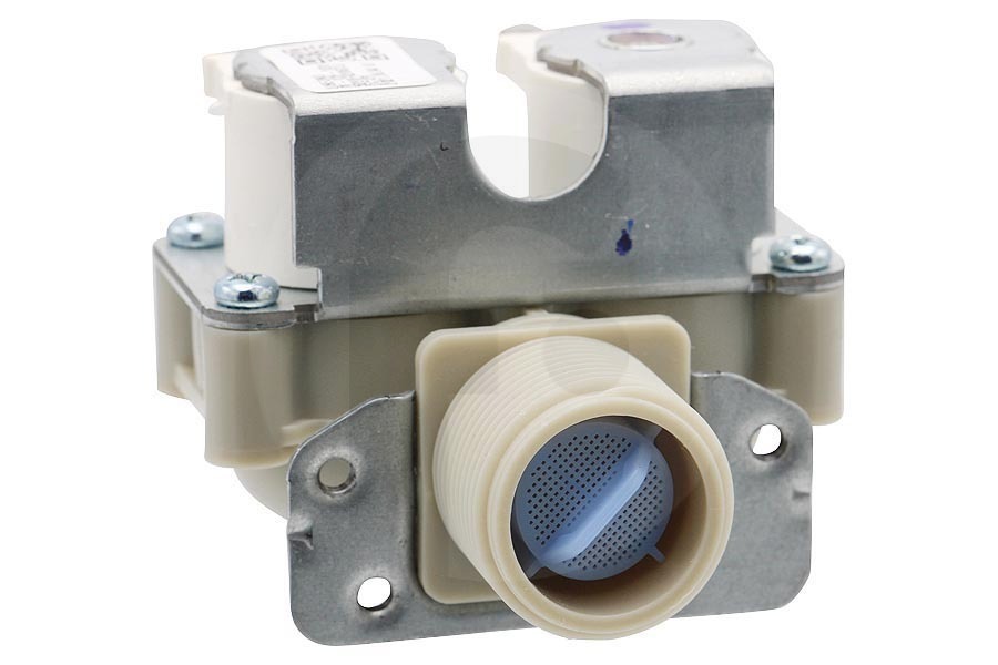 LG 5221EN1005M Lavatrice LG valvola di ingresso (elettrovalvola, flussometro) doppia dritta lavatrice 5220FR2067J adatto a tra cui F4J5VNW4WP, F4R3VNW3WE, FH4J3TDNP0