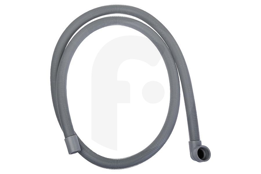 Hoover Lavadora Haier tubo de evacuación (tubo) tipo gancho/recto lavadora 49045763, 0020300148 apto para entre otros HW90BE1239IB, LF11714CE0H10E, MWH1460CE0KM6E