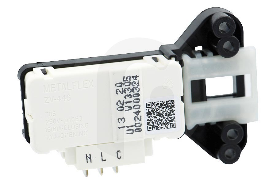 Haier Lavadora Haier relé de la puerta (bloqueo de puerta, seguridad puerta) 3 contactos lavadora 49046296, 0024000324 apto para entre otros MS1050ACE, LF11714CE, HW701479CE