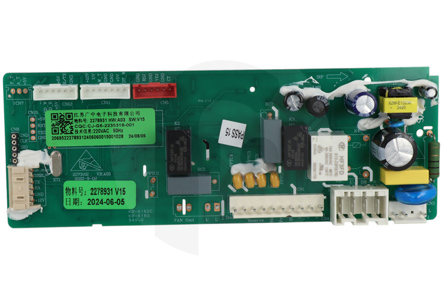 Hisense Lavadora Hisense placa electrónica para lavadora HK2278931 apto para entre otros WF5S1045BB, WF5S1045BW