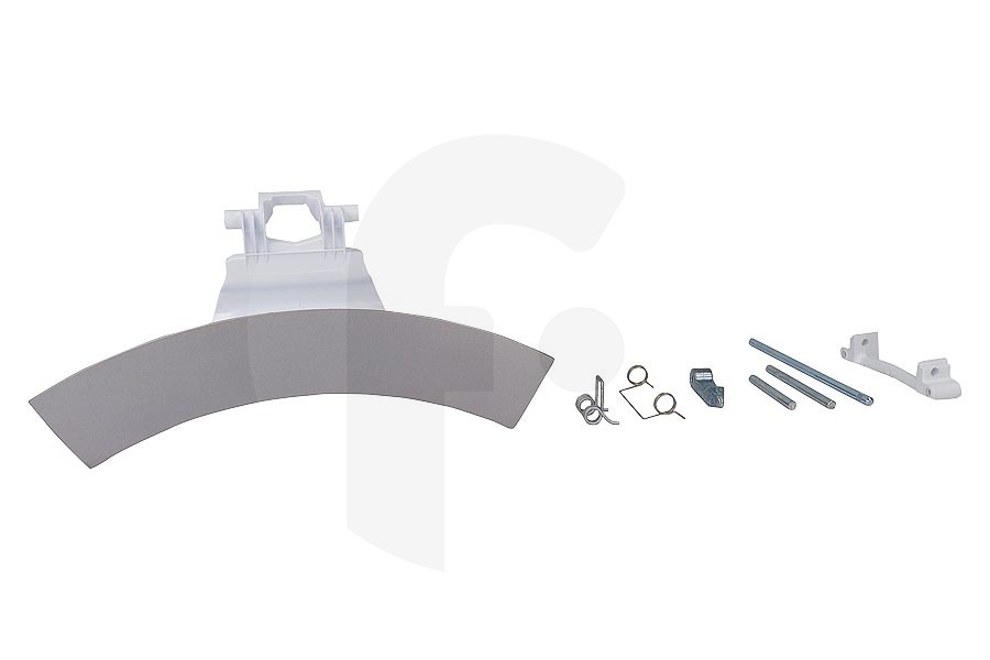 Electrolux Secadora Tirador de puerta (asa) curvo completo para AEG, Electrolux y otros secadora 4055243929 apto para entre otros EDH3487RD, EDH3897SW, EDH13488GC