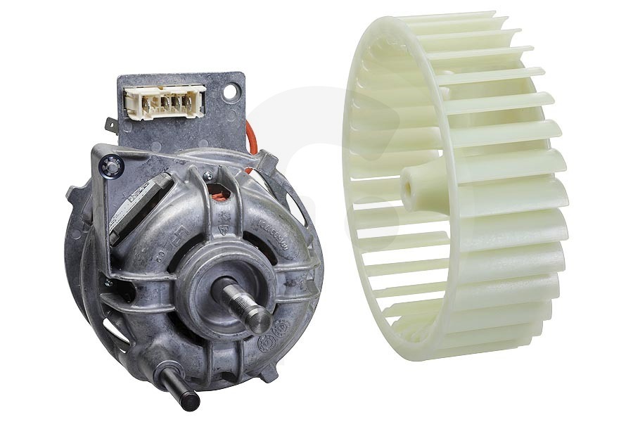 AEG Asciugatrice Motore (motore di azionamento) completo incl. ventola per AEG, Electrolux e altri asciugatrice 4055179644