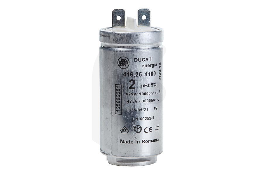Wyss Secadora Condensador (con relé 2uF) secadora 1250020813 apto para entre otros T56840, T58840, EDC77570