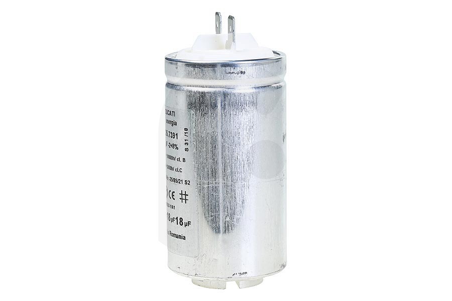 AEG Lavatrice Condensatore (condensatore di avviamento) 18uF per Electrolux, AEG e altri asciugatrice 1240344612