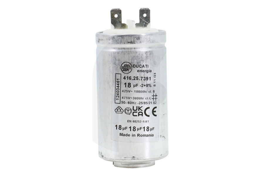 Curtiss Secadora Condensador alternativo 1240344612 Secadora apto para entre otros T66770IH3, T96695IH, EDH3887GNE