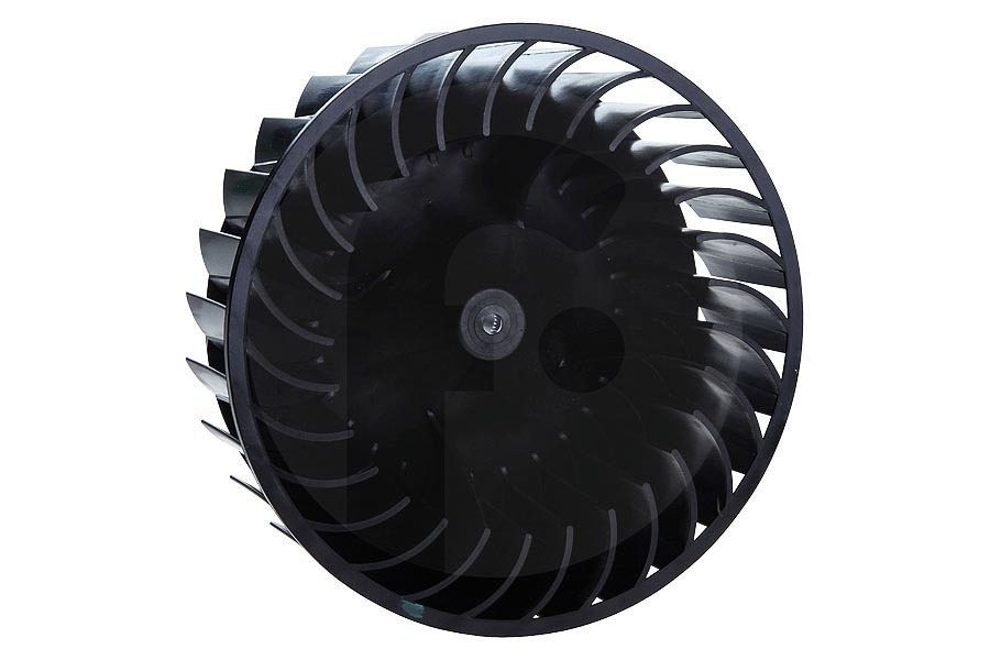 Ignis Secadora Turbina (rueda del ventilador, aspa) junto al motor para Bauknecht y otros secadora C00738545, 738545 apto para entre otros TRWP7680, TRWP8701, AZA9790