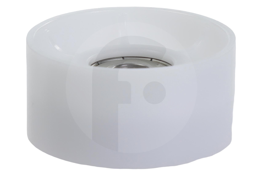 Constructa Secadora Polea tensora (rueda tensora) con anillo de seguridad blanca para, entre otros, Bosch, Siemens secadora 632045, 00632045 