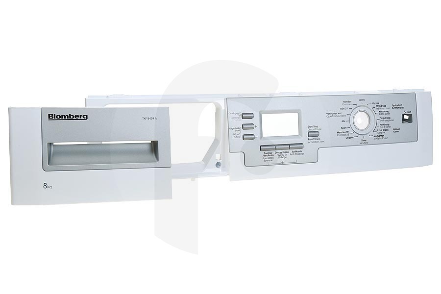 Blomberg Secadora panel frontal (tablero de instrumentos) para secadora 2972509004