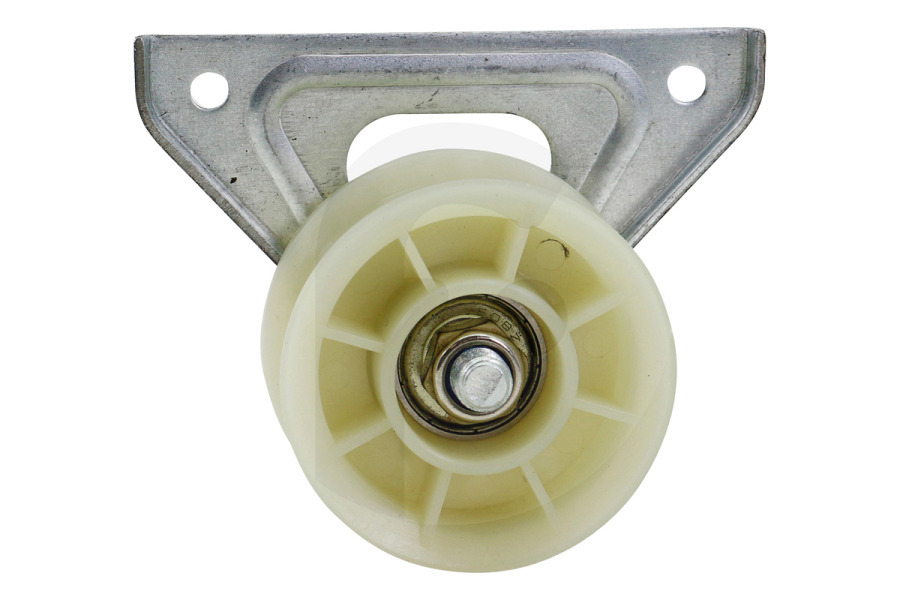 Hotpoint Secadora Polea tensora (rueda tensora) con soporte para, entre otros, Indesit secadora 504520, C00504520 apto para entre otros ISL70C, IS7021C, ISL79C, IDVA735