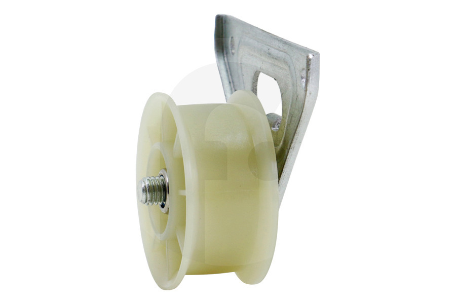 Alternatief Asciugatrice Puleggia di tensione (ruota di tensione) con staffa per, tra gli altri, Indesit asciugatrice 504520, C00504520