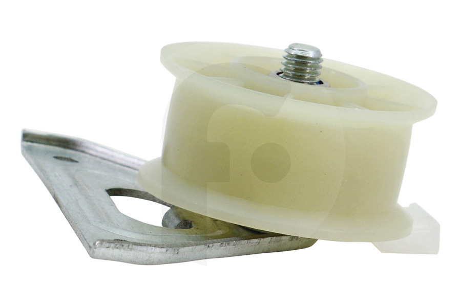 Alternatief Asciugatrice Puleggia di tensione (ruota di tensione) con staffa per, tra gli altri, Indesit asciugatrice 504520, C00504520