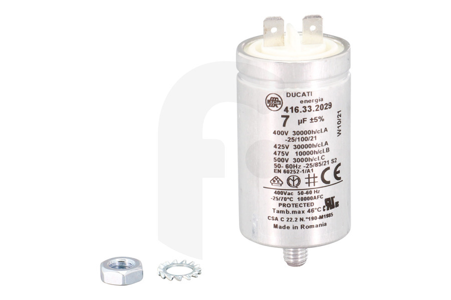Indesit 279233, C00279233 Asciugatrice Condensatore 7uF 279233 C00279233 Asciugatrice Indesit adatto a tra cui IS70CS, CTD80P