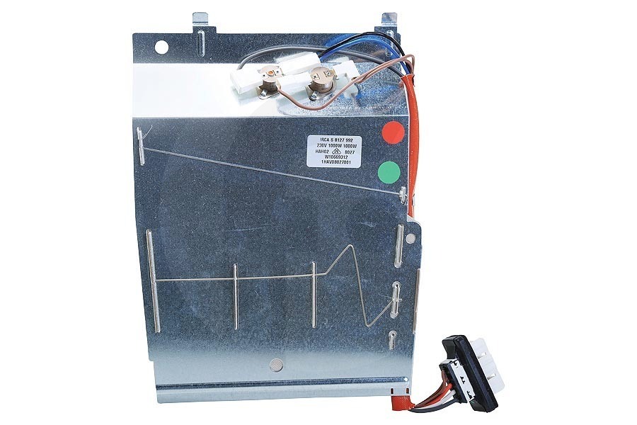 Laden Asciugatrice Elemento riscaldante (elemento essiccatore, elemento) 2x 1000W per, tra gli altri, Whirlpool asciugatrice 481010669312 adatto a tra cui AZB8670, TKPLUS8BBW, AWZ7100SL