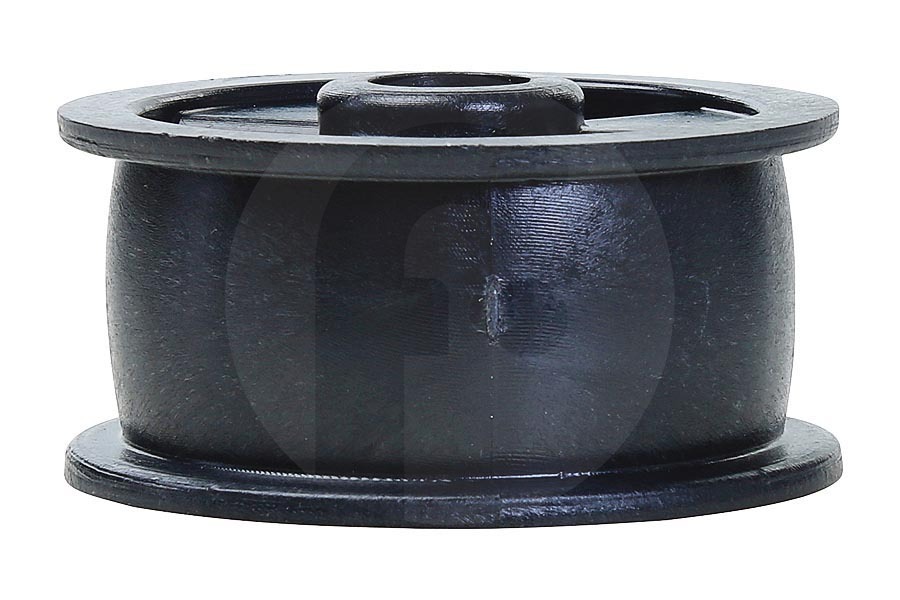 Alternative Trockner Spannrolle (Spannrad) breit schwarz für u.a. Zanussi Trockner 1250125034