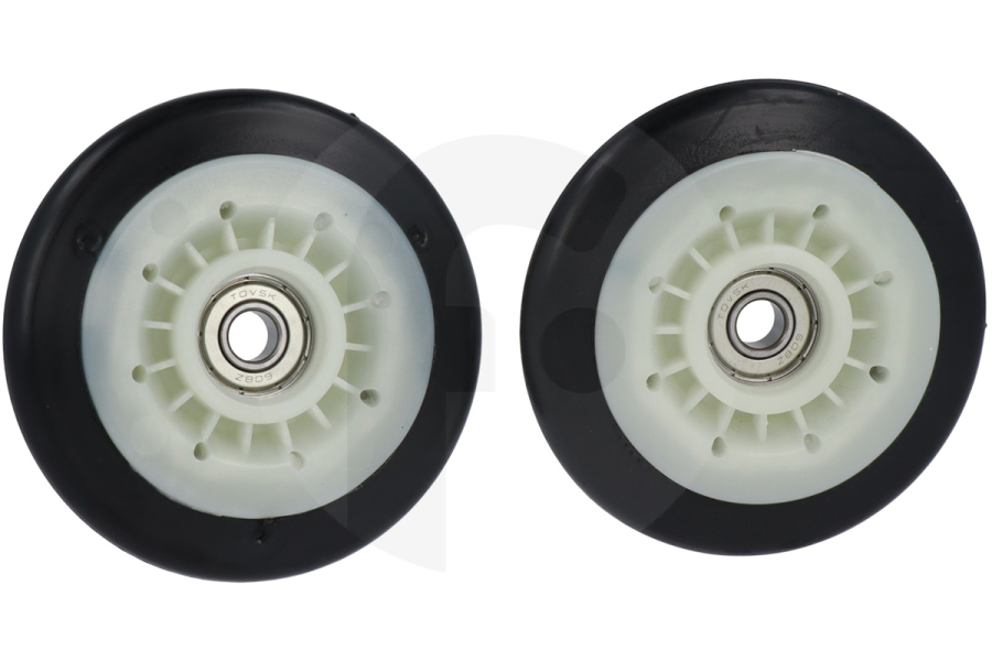 Alternatief Secadora Rueda de tambor alternativa 2 unidades para secadora AGM75510754 apto para entre otros RC90U2AV2W, RC8055AH1M, RC7055AH1M