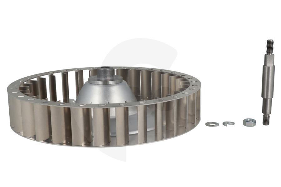 Haier Secadora Haier impulsor (rueda del ventilador, aspa del ventilador) del motor secadora 49046072, 0180800230 apto para entre otros HD80A82F, HD90A636, HD70A82