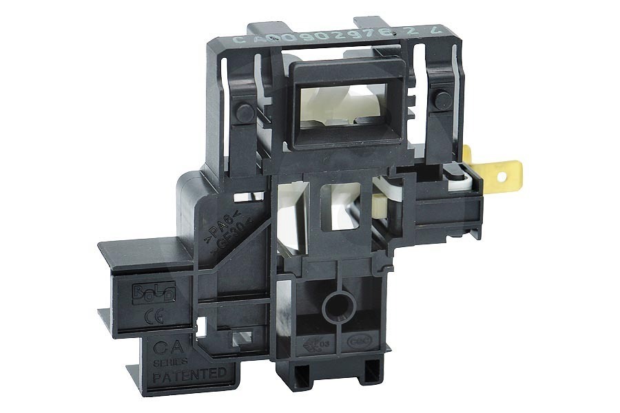 Haier Secadora Haier relé de la puerta (bloqueo de puerta, interruptor de puerta, seguridad de puerta) secadora 49056389, 0024000290 apto para entre otros HD80B829, HD90A636, HD7001ECF