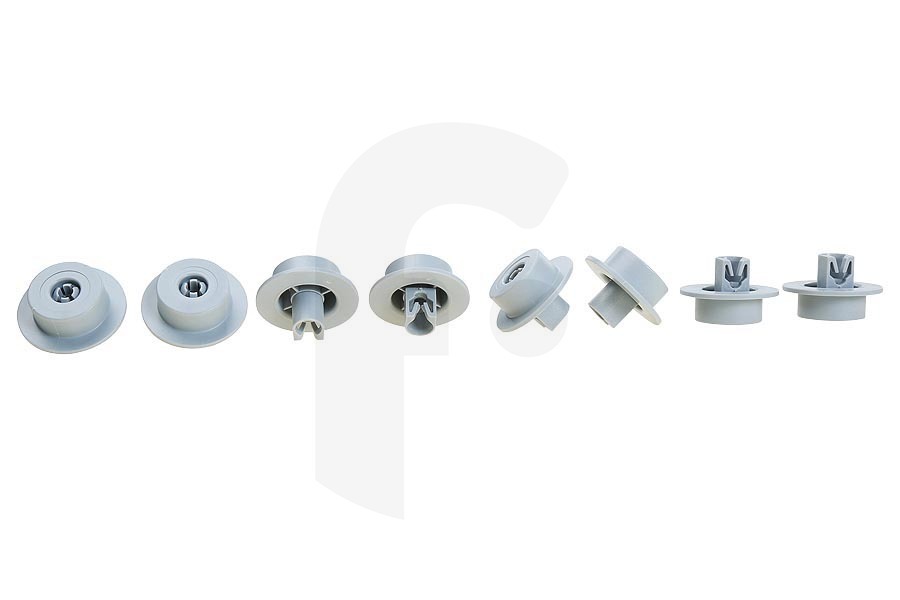 Progress Lavastoviglie Ruote cestello Lavastoviglie adatto per Aeg, Electrolux, Zanussi Cestello inferiore 8 Pezzi