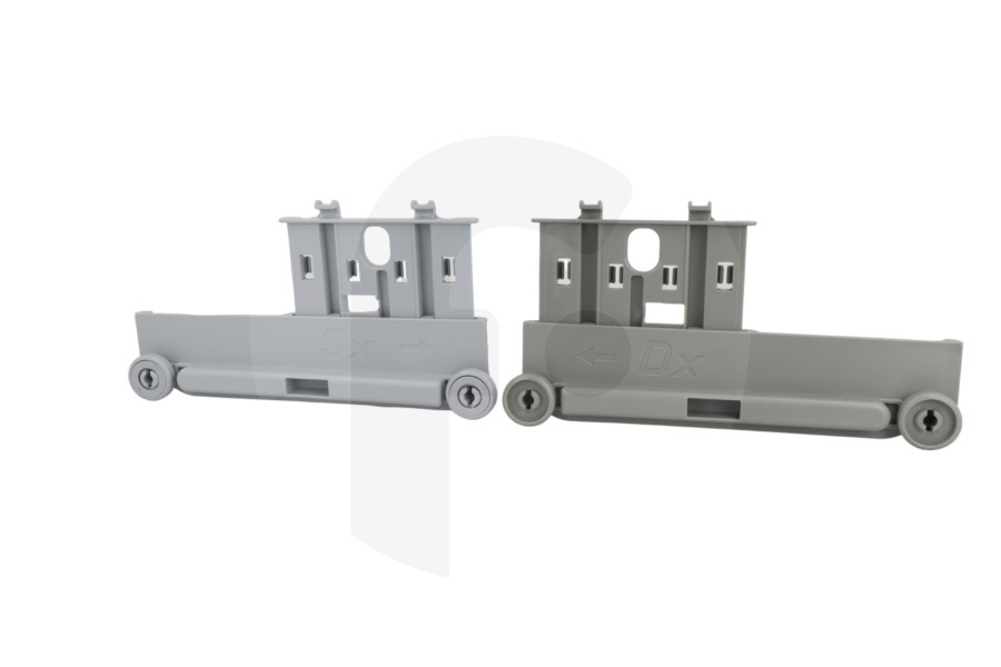 Electrolux 4055548350 Lavavajillas Guías (reguladores) cesta superior izquierda y derecha para AEG, Electrolux y otros lavavajillas 4055425831 apto para entre otros ESF7000W2, FFB53600ZM, FUS5261XZM
