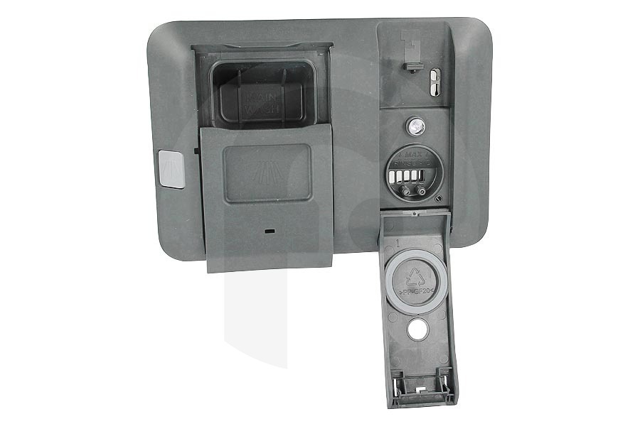 AEG Lavastoviglie Vaschetta detersivo (unità detersivo) completo incl. unità brillantante per AEG, Electrolux e altri lavastoviglie 140001303449