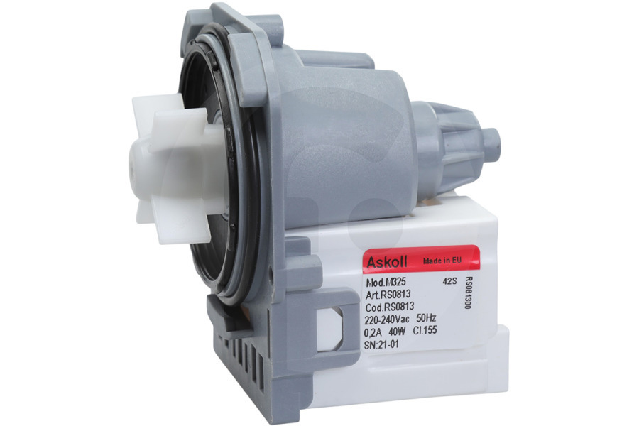 Atag Bomba de desagüe (bomba de agua) excl. cuerpo bomba para AEG, Electrolux y otros lavavajillas 8996464036582 apto para entre otros Favorit 3050-4051-8080