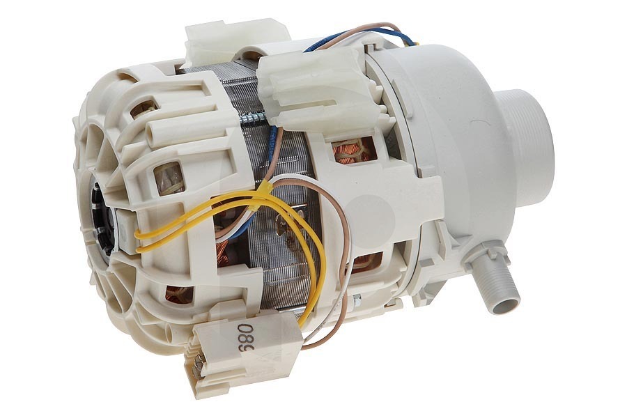 Aeg electrolux Bomba de circulación (bomba de lavado) con carcasa de bomba EB085D25 / 2T Nidec 206731190 230V 50Hz 3uF Lavavajillas 1113196008 apto para entre otros F64760, F89020IM, F80874
