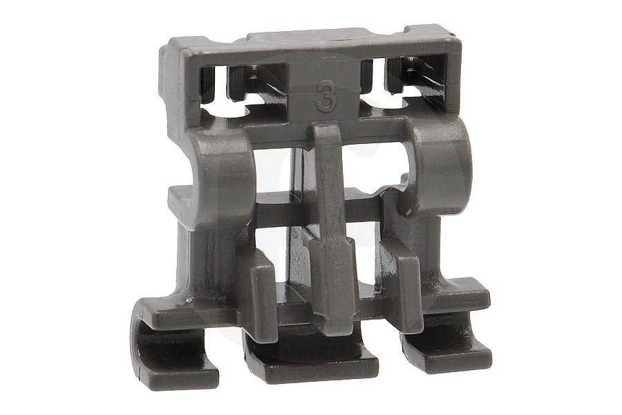 LG 302472, C00302472 Lavastoviglie Inserto per cuscinetto (clip di fissaggio) del cestello superiore (griglia superiore) per Scholtes e altri lavastoviglie C00302472, 302472 adatto a tra cui LTEH012, LPEH742X, LTES121O