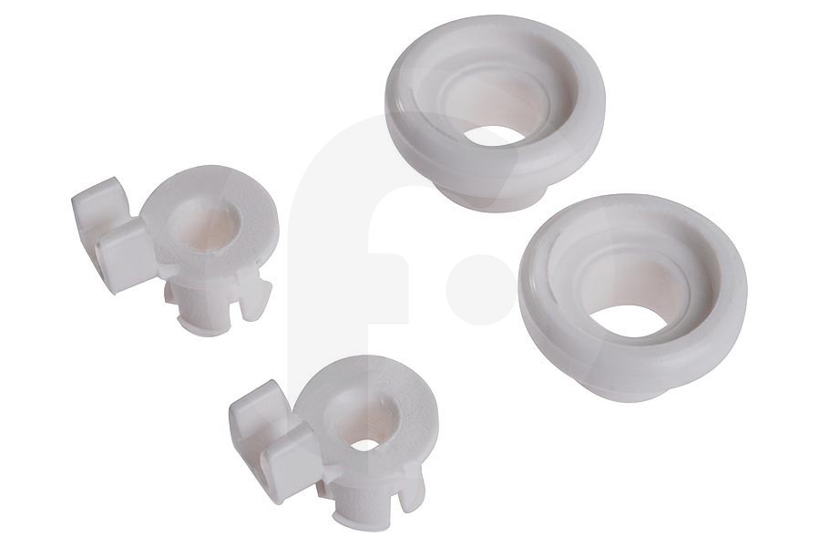 De dietrich Lavavajillas Ruedas cesta superior (estante) con clip de montaje plástico ⌀ 24 mm x 22 mm 2 piezas Lavavajillas 424717 apto para entre otros serie SMS