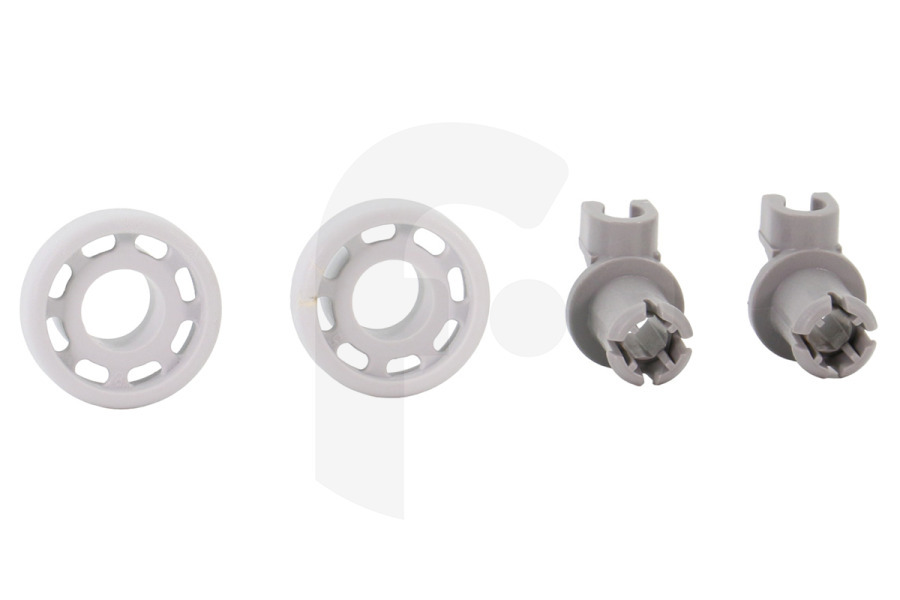 De dietrich 424717, 00424717 Lavavajillas Ruedas Lavavajillas entre otros Bosch, Siemens Cesta superiore 2 Piezas 00424717 apto para entre otros Serie SMS
