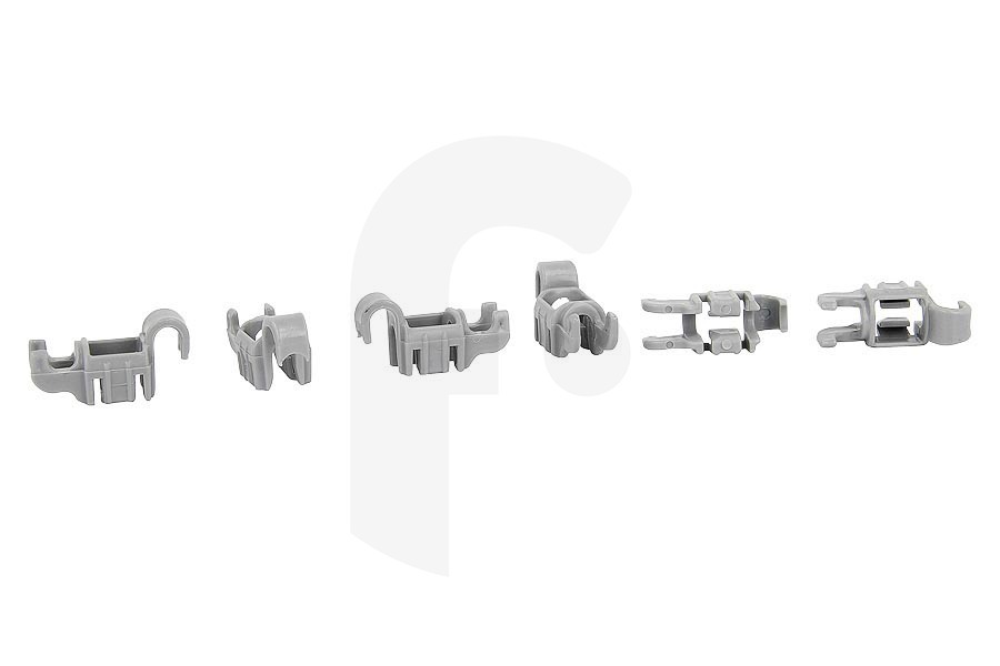 Alternatief Lavastoviglie Inserto per cuscinetto (clip di fissaggio) del cestello inferiore per Bosch, Siemens e altri lavastoviglie 611472, 00611472