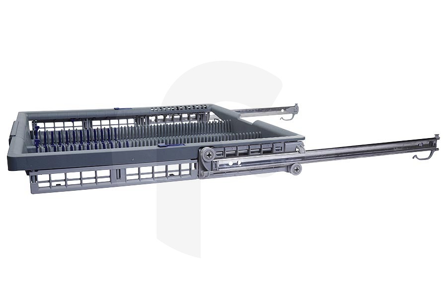 Bosch Lavastoviglie Cassetto portaposate completo incl. binari per Bosch, Siemens e altri lavastoviglie 17005524
