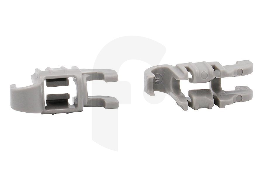 Bosch Lavastoviglie Clip di montaggio per portapiatti del cestello inferiore per Bosch, Siemens e altri lavastoviglie 632374, 00632374