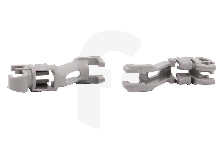 Bosch Lavastoviglie Clip di montaggio per portapiatti del cestello inferiore per Bosch, Siemens e altri lavastoviglie 632374, 00632374
