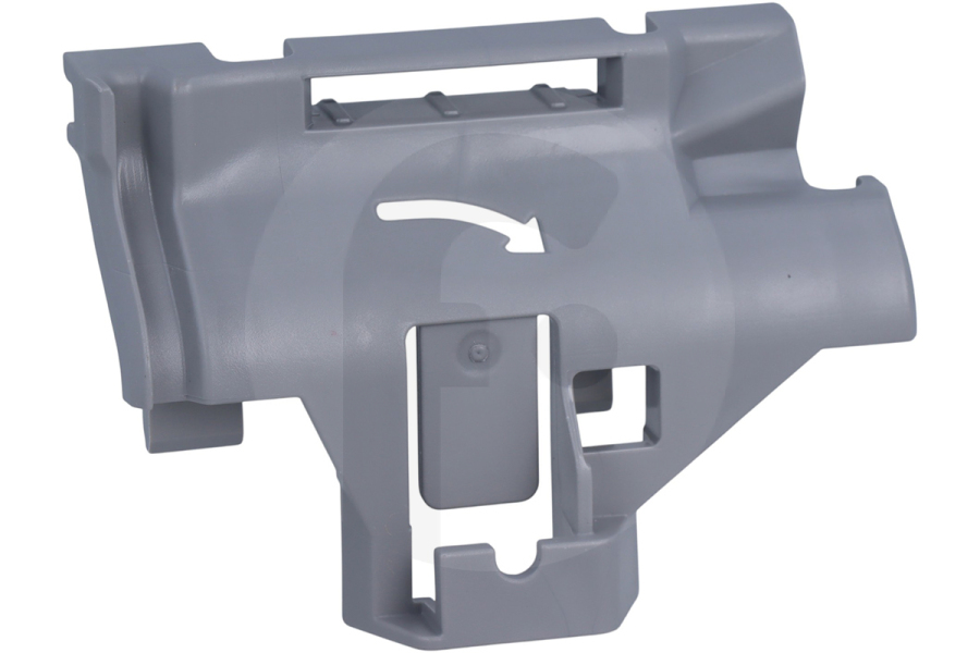 Siemens Lavavajillas Inserto de rodamiento (clips de fijación) del cesto inferior lado derecho para Bosch, Siemens y otros lavavajillas 10014124 apto para entre otros S145HCS29E, SMU4ECI15S