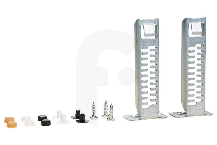 Gaggenau Lavavajillas Kit de montaje inferior (soportes de montaje) para Bosch, Siemens y otros lavavajillas 612653, 00612653 apto para entre otros SPI69T05EU, SN75T090EU