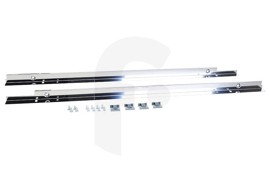 Bosch 17007742 Lavavajillas Juego de listones de montaje acero inoxidable incorporado 673x23x23mm Lavavajillas 00670465 apto para entre otros SX65M002EU29, SX65M007EU35