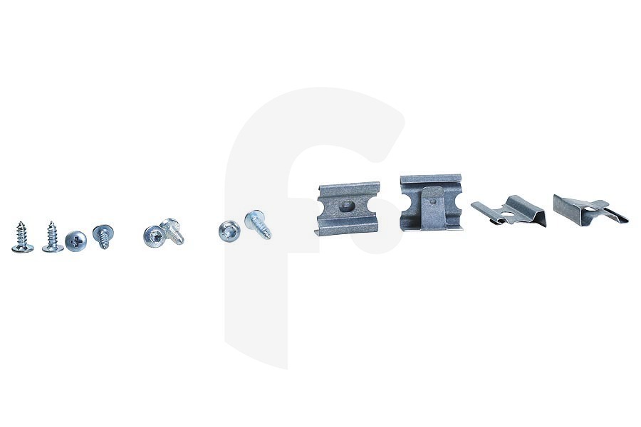Constructa Lavastoviglie Set di copertura e fissaggio (listelli) in acciaio inox per Bosch, Siemens e altri lavastoviglie 705268, 00705268