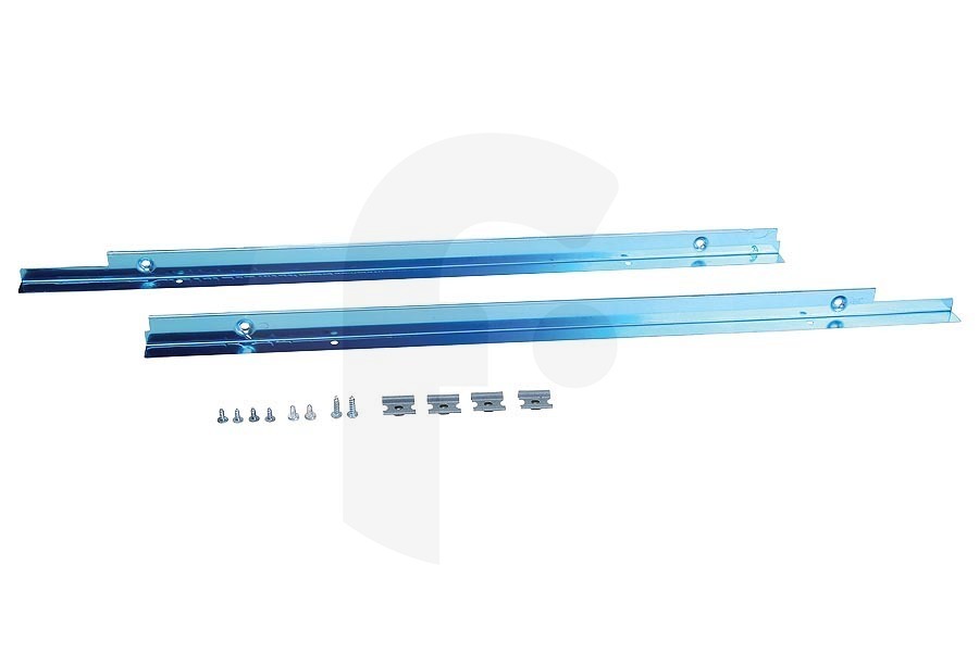 Koenic 17007741 Lavavajillas Juego de cubierta y fijación (tiras) de acero inoxidable para Bosch, Siemens y otros lavavajillas 705268, 00705268 apto para entre otros SN35L480EU16, SN64D003EU41