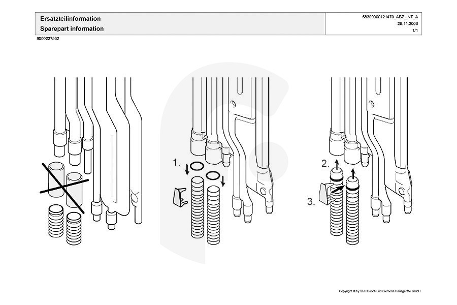 Constructa Lavastoviglie Dosatore di rigenerazione lavastoviglie 448903, 00448903