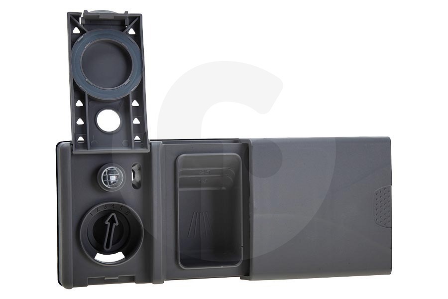 Alternatief Lavastoviglie Vaschetta detersivo (unità detersivo) completa incl. brillantante Eltek per Bosch, Siemens e altri lavastoviglie 490467, 00490467