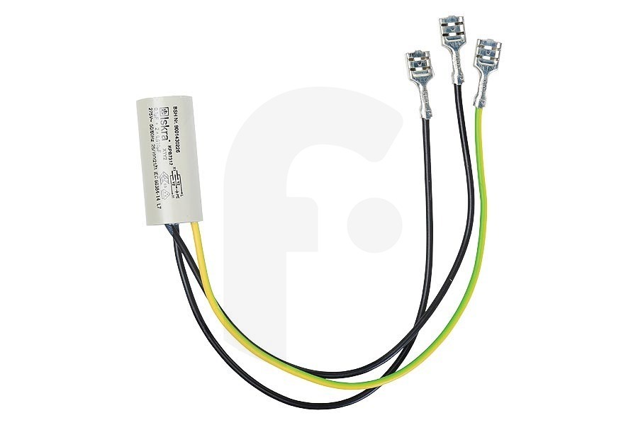 Bosch Lavavajillas Condensador de supresión (condensador, filtro de interferencias) para Bosch, Siemens y otros lavavajillas 12028411 apto para entre otros SF25T252, SRU4012, SF38T540