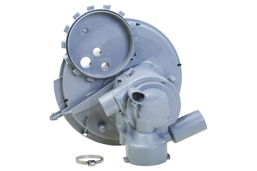 Bosch Lavavajillas Alojamiento del filtro (cuerpo de la bomba, alojamiento del tamiz) de la bomba de circulación para Bosch, Siemens y otros lavavajillas 668102, 00668102 apto para entre otros SBV69M10, SN56M252