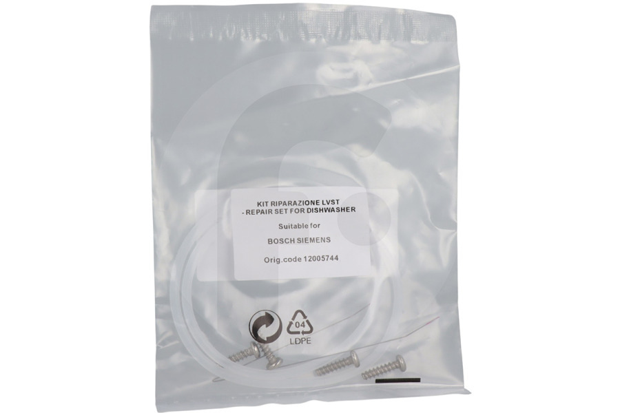 Bosch Lavavajillas Kit de reparación de alojamiento del filtro incl. junta para Bosch, Siemens y otros lavavajillas 12005744