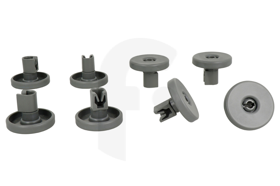 Electrolux Lavavajillas Ruedas Lavavajillas entre otros Atag, Gorenje, Pelgrim Cesta inferior 8 Piezas 356475 apto para entre otros VA6311AFUU, VA6111PTUU
