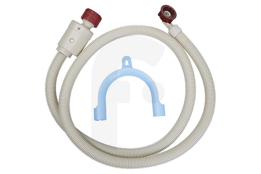 Beko Lavadora Manguera de suministro (manguera de agua) con freno de agua (sello para el agua) 1,5 metros 3/4 para Miele lavadora 2901240100 apto para entre otros WMD66140, WMB71431S